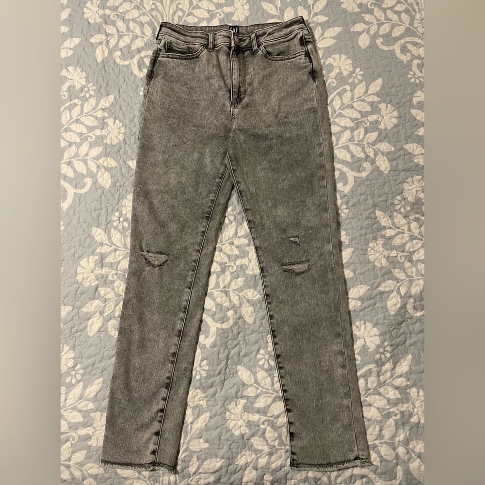 Gap Factory - Kids’ jeggings, Gray wash, “destructed”, Sz 16, Never worn